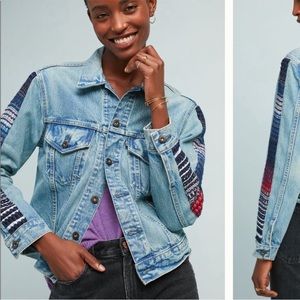 Levi Strauss & Co for Anthropologie Denim Jacket Sz XS